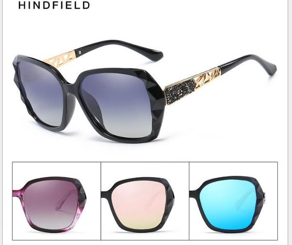 

ultraviolet-proof sunglasses for women's polarizers, White;black