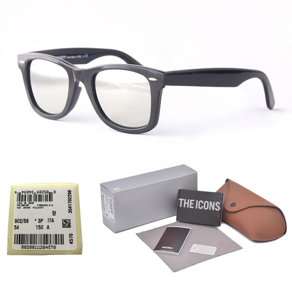 

2020 Classic Retro Sun glasses Man women Sunglasses plank frame Metal hinge Eyewear glass lens Oculos De Sol gafas with case and box