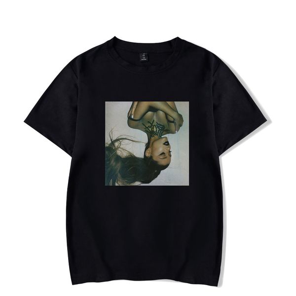 

для женщин топы женщин дизайнерские футболки 2019 новая grande печать t женщин и льняные мужчин 2019 топы kpops футболки плюс размер, White