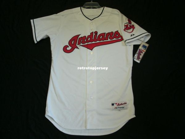 

majestic cleveland blank white on field jersey mens stitched, sharp wholesale big and tall size xs-6xl baseball jerseys, Black;blue