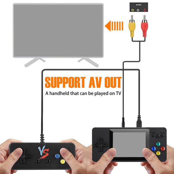 K5 K8 SUP PXP3 PVP PAP GB NES TV Video Game Console Mini portátil de Game Box POCKETGO 500-in-1 Arcade Jogar Handheld Game Players