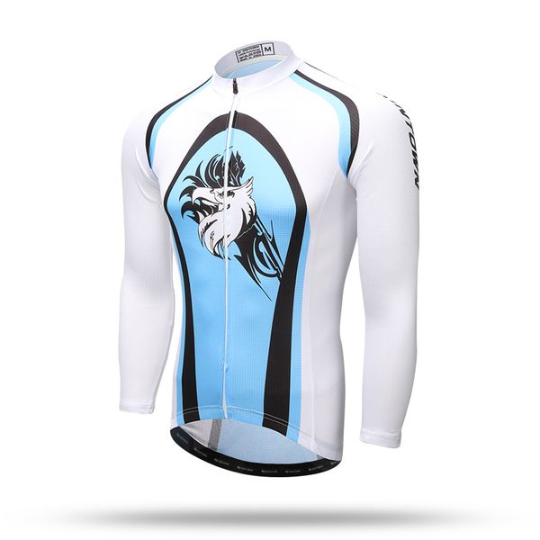 

his/her jersey for the new 2017 age season long sleeve blouse male bike blue eagle