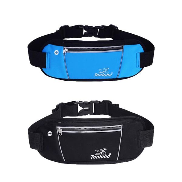 

outdoor sports waist bag nylon waterproof ultra-thin close-fitting bum bag