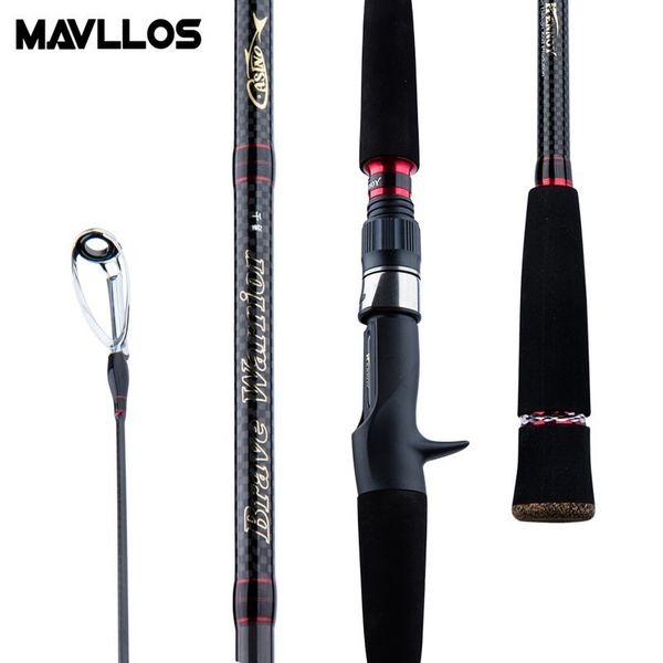 

mavllos superhard jigging fishing rod 1.8m 2 section pe 3-6 saltwater fast action boat jigging fishing casting spinning rods