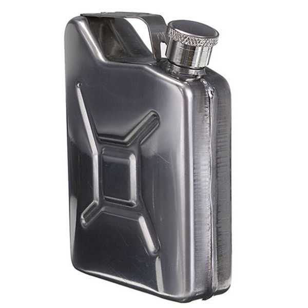 

mini stainless steel 5oz hip flask liquor whiskey alcohol fuel gas gasoline can other home storage organization