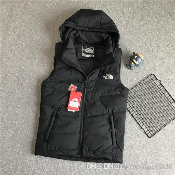 

new luxurious brand design luxury jacket outdoor down vest jacket fashion men casual streetwear sweatshirts outdoor down vest jacket 10, Blue;black