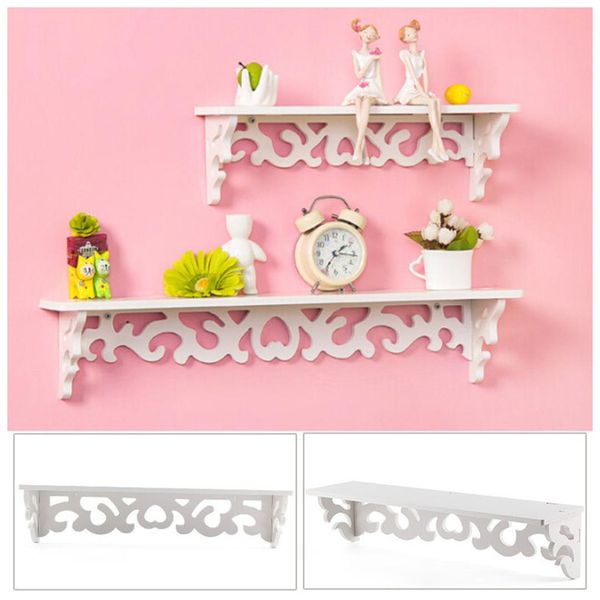 Of 2 White Shabby Chic Filigree Style Shelves Cut Out Design Wall Shelf From Ys 1 32 22 Dhgate Com
