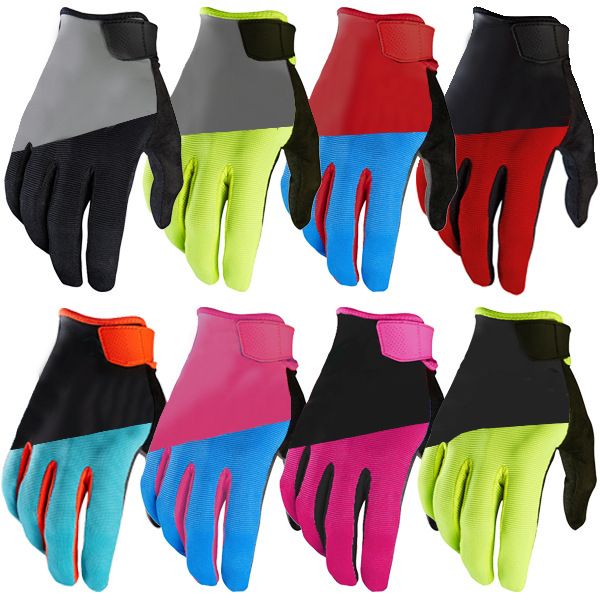 

f5 color 8 colors) riding gloves breathable wear-resistant long finger equipment cross-country motorcycle mountain bike anti-slip
