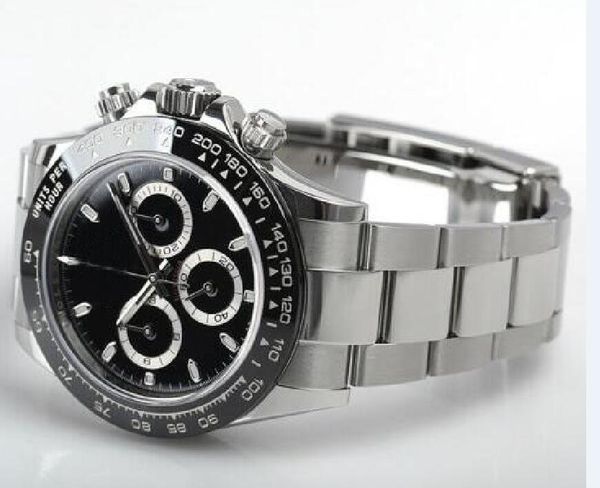 

wholesale mens watches fashion automatic machinery casual modern mens watches 116500 ln mens stainless steel ceramic bezel black di, Slivery;brown