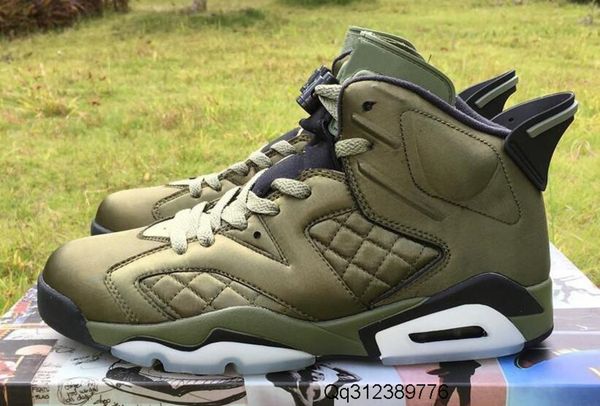 

высокое качество 6 бомбер pinnacle saturday night live army green баскетбол обувь мужская 6s нейлон army green кроссовки с коробкой