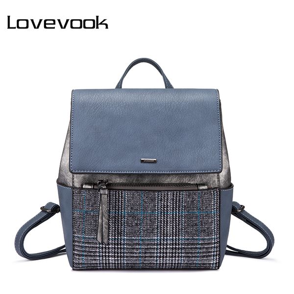 

lovevook backpack women school bags for teenage girls mini bag for women female hand bag travel ladies backpack hairy purse