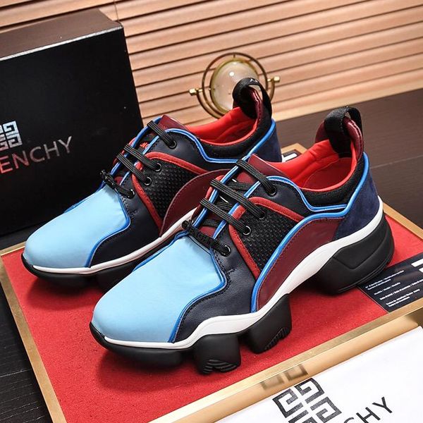 

2019 new women port hoe knitted leather me h hoe neaker ladie tretch knit fa hion lace hoe with qi