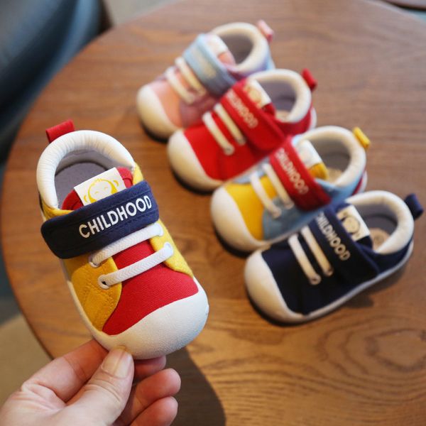 

2020 spring new first walker children shoes toddler shoes baby indoor baby boy girls canvas soft bottom breathable kid