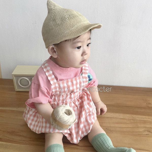 

milancel summer baby caps baby shooting straw boys hats kids sun caps, Yellow