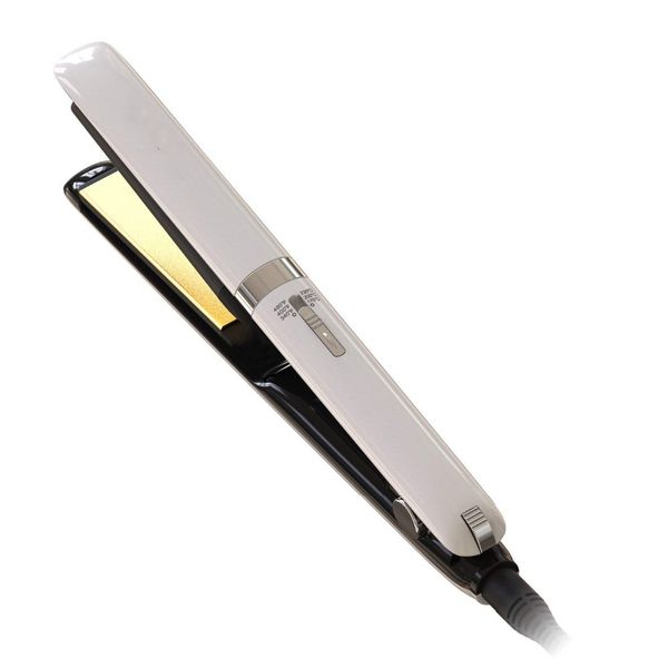 

professional hair straightener flat iron 1 inch tourmaline hair flat iron, Black
