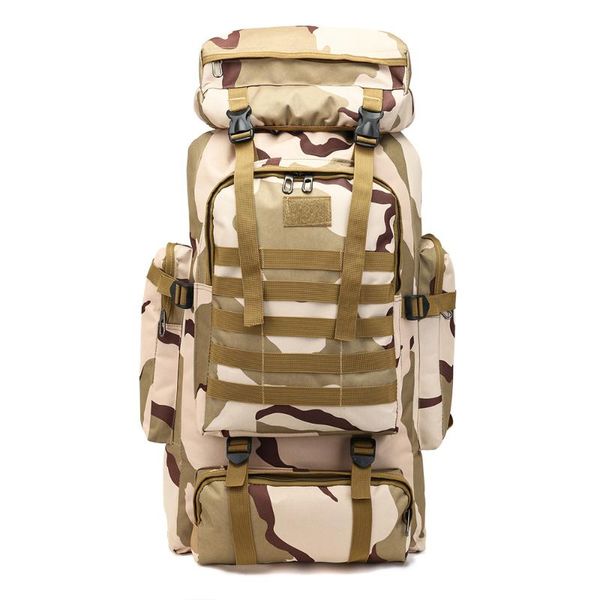 

80l big capacity outdoor sports bag tactical backpack hiking camping waterproof wear-resisting climbing rucksack