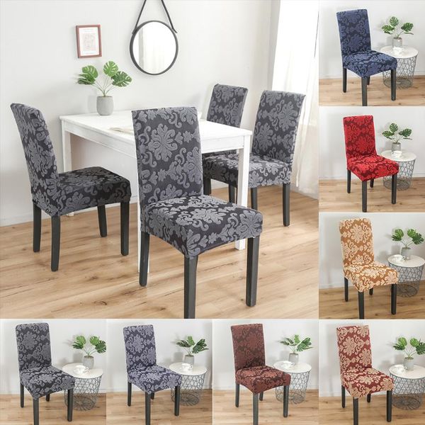 

1/2/4pcs printing spandex stretch chair cover elastic seat chair covers removable slip covers restaurant banquet home decoration