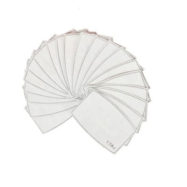 

dhl shipuniversal mask replacement pad 3 layers anti breathable fog dust pm2.5 filter pads for most