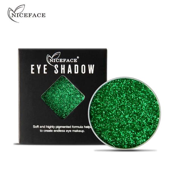 DHL 240 pcs NICEFACE 45 Cores Brilhantes Shinny Shinny Pressionado Glitter Sombra de Olho Pigmento Maquiagem Diamante Único Sombra de Olho maquiagem