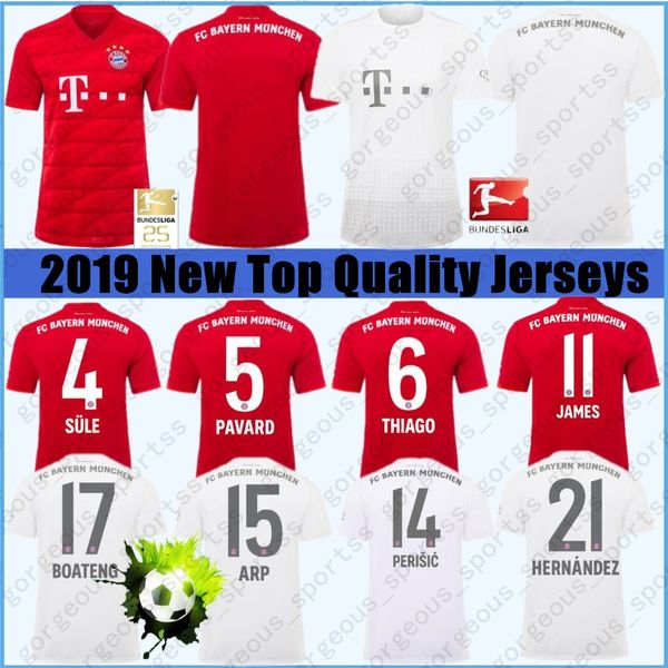 

Top Quality Thail 19 20 Bayern Munich LEWANDOWSKI MULLER PAVARD DAJAKU Soccer Jerseys HERNANDEZ Football Shirt Men Soccer Wear