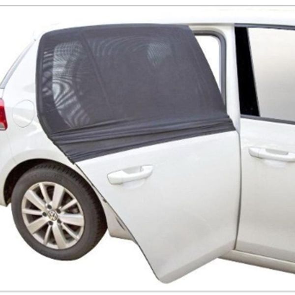 

1 pair of car black gauze side curtain side window sunshade summer sunscreen mosquito blind shade hood uv protection shield