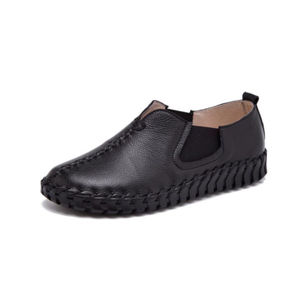 Vendita calda-calzature in vera pelle fatte a mano ballerine scarpe basse da donna scarpe casual da donna ballerine slip on scarpe basse in pelle stile auto