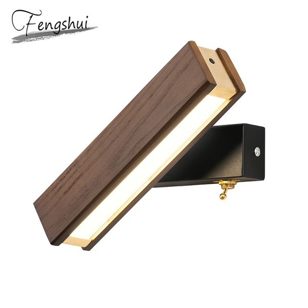 

nordic copper iron led wall lamps indoor decor rotatable sconces bedroom light fixture bedside living room aisle wall light