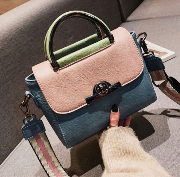 

Luxury Handbag Women Designer Shoulder Bag Korean Version Square Straddle Wide Shoulder Strap Single Shoulder Messenger PH-CFY911131