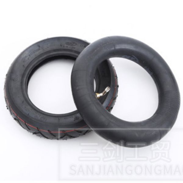 

universal rubber 10 inches pneumatic inflatable inner tube tire tyre for 10" electric kick motor scooter inflatable tyre durable
