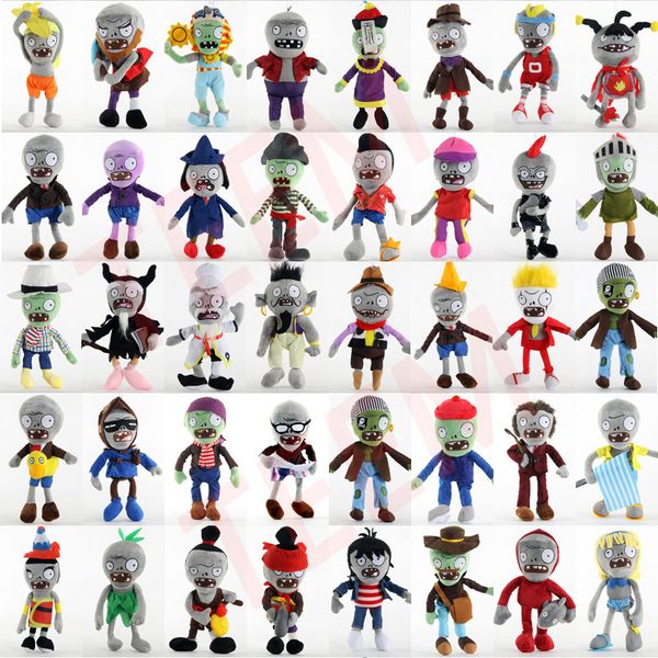 

dhl 40 styles vegetable plush toys dolls 30cm classic game dolls zombie plush toy cute simulation doll kids gift