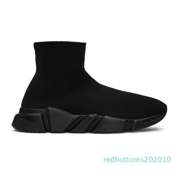 

2020 men women designer socks speed trainer triple black white glitter pink blue fashion luxury mens trainers casual canvas sneakers r10