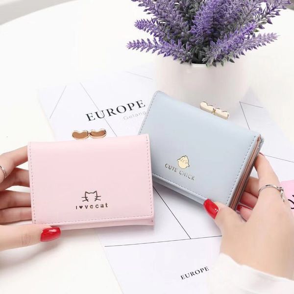 

women's wallet small fashion brand pu wallet ladies and women's card bag ladies clutch bag and, Red;black