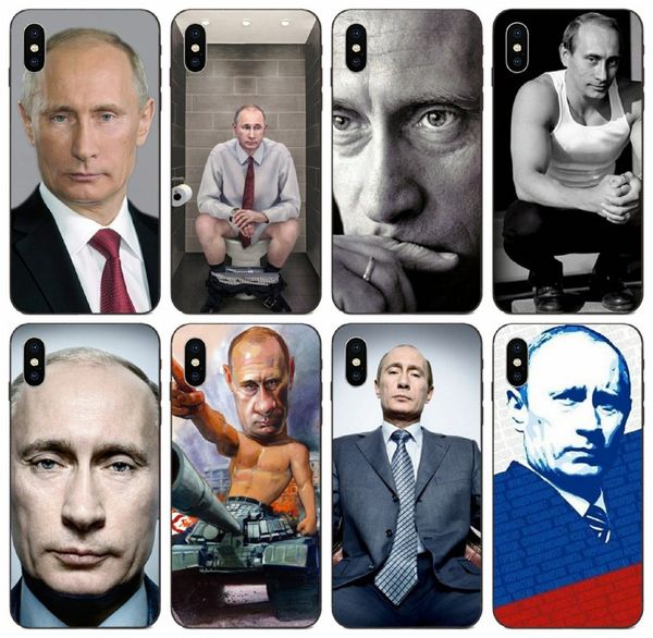 

[tongtrade] putin vladimir russian president case for iphone 11 pro max x xs 6s 5s 5c 5 plus samsung a8 a9 honor v9 play htc desire 530 case