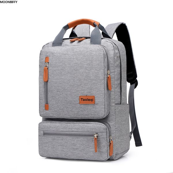 

casual business men computer backpack light 15.6-inch lapbag 2019 lady anti-theft travel backpack gray