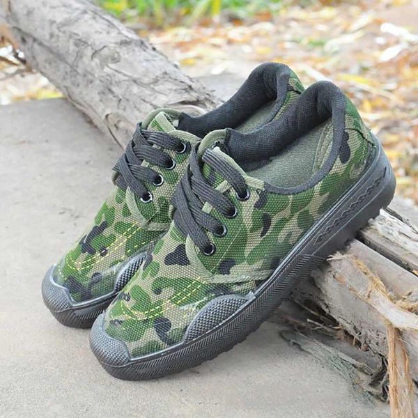

liberation shoes labor insurance wear low help camouflage students training shoes training 7.25, Black