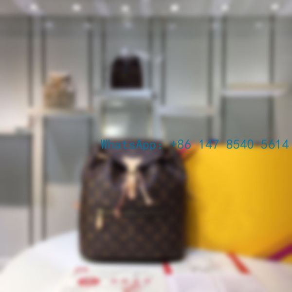 

m43431 the new 2020 vintage leather presby bucket with large capacity two shoulder handbag ladies casual bag