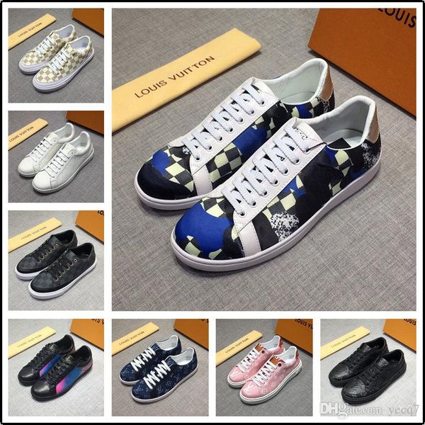 

18mm brand fashion luxury designers women men casual shoes white red black womens mens low cut leather flat outdoor lovers shoes madai