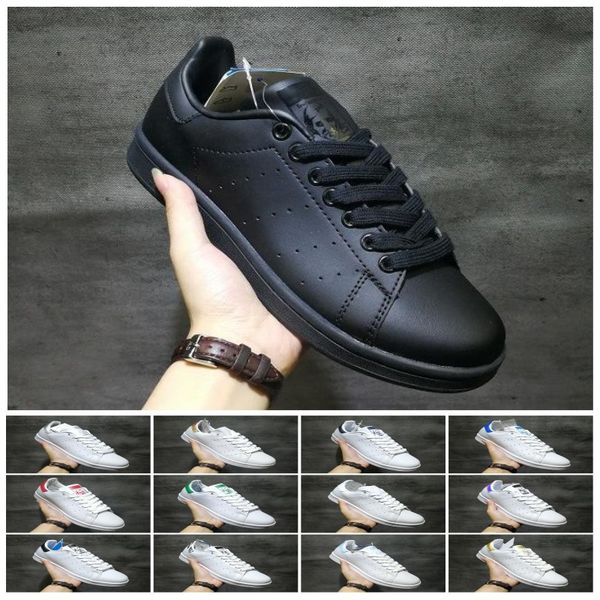 

Top Fashion Stan Smith Classic men woemn Casual shoes smiths Triple black white red gold outdoor leather Sports Designer Trainer Sneakers
