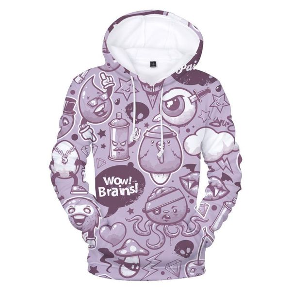 

kids hoodies graffiti 3d print boys girls hoodies teens outerwear sweatshirt children long sleeve tracksuits, Black