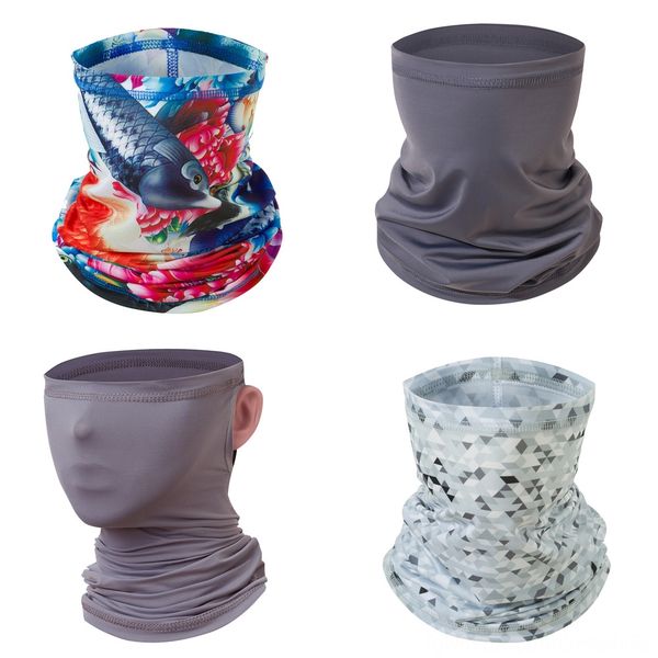 

comu0 women scarf face mask silk chiffon handkerchief outdoor scarf masks face dust-proof sunshade masks windproof dust mask party half, Black