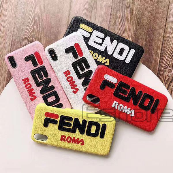 

Новый Кожаный Чехол для Шитья Вышитый Чехол для Телефона для IPhone XS Макс Xr X 8 7 Плюс