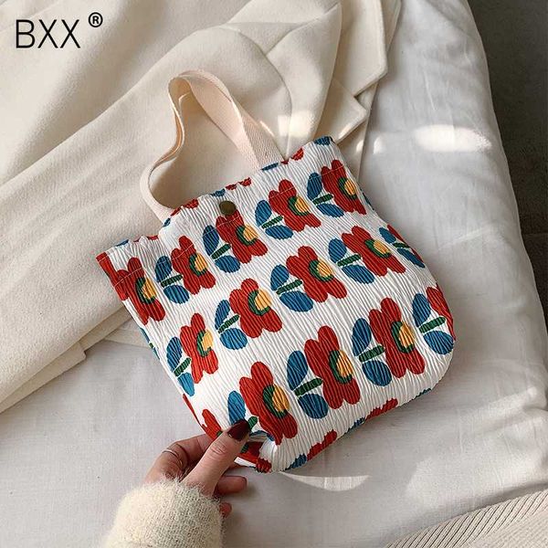 

bxx] vintage flower crossbody bag for women 2020 spring fashion bucket bags female simple high capacity travel handbags hl150