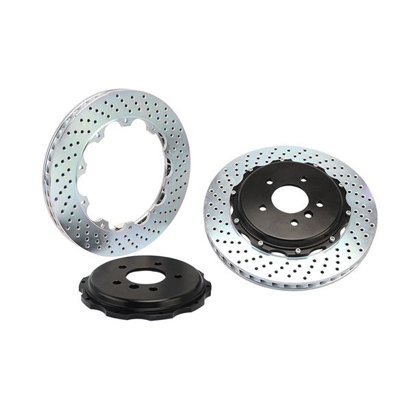 

koko racing 2psc drill style brake disc brake rotor 355*28mm