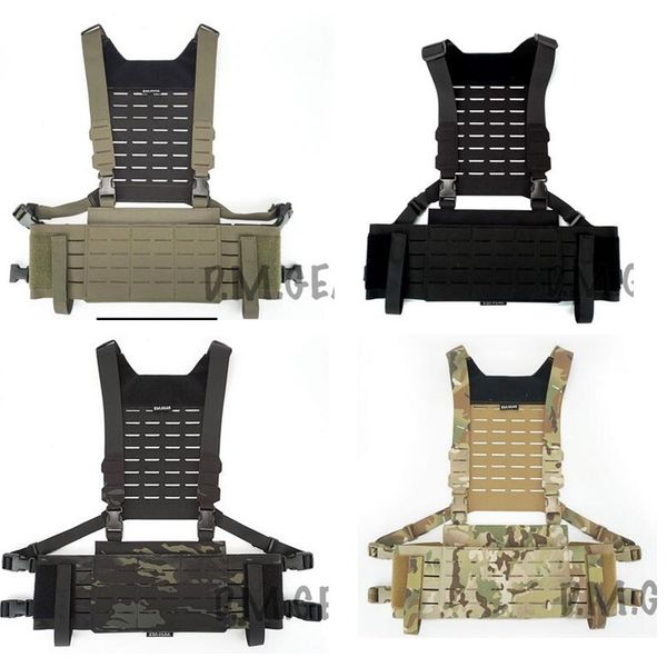 

original design match box multi form expandable tactical chest hanging vest, Black;blue