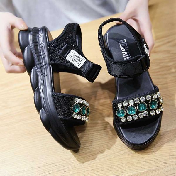 

women platform training sandals 5cm woman wedges shoes outdoor brand beach girls running shoes gladiator sandals