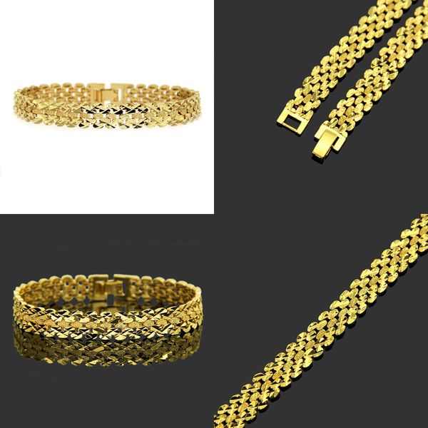 

hip-hop bracelet woman personality concise golden bracelet hand decorate luxury designer jewelry engagement party jewelry sets, Black