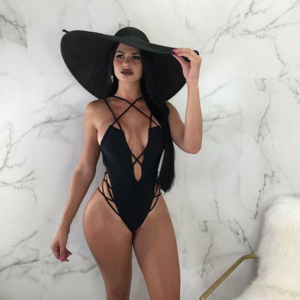 

uk new women one-piece swimsuit monokini bikini bathing suit beachwear swimwear