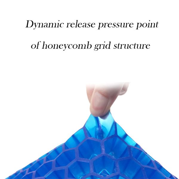 

gel chair seat cushion provide relief for lower back hip pain airflow orthopedic design seat pad 669