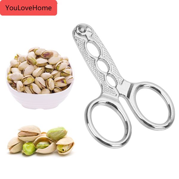 

nut cracker walnut pine sheller opener multi-function melon seed plier scissor stainless steel nutcracker kitchen tools