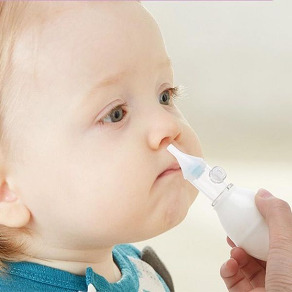 

silicone baby nasal preventing backflow nose care manual cleaner baby care nose tip oral snot sucker for newborn